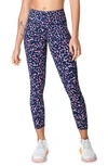 Sweaty Betty Power Pocket Workout Leggings In Blue Jot Print