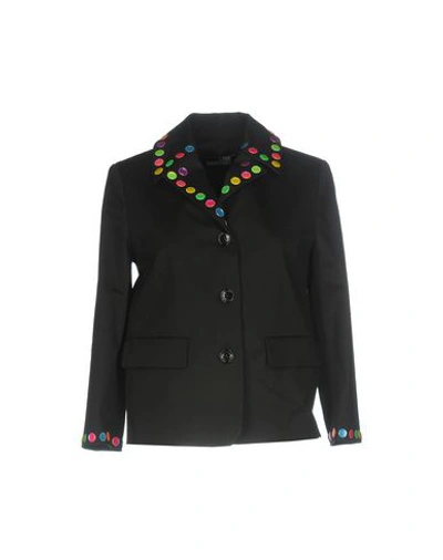 Love Moschino Suit Jackets In Black