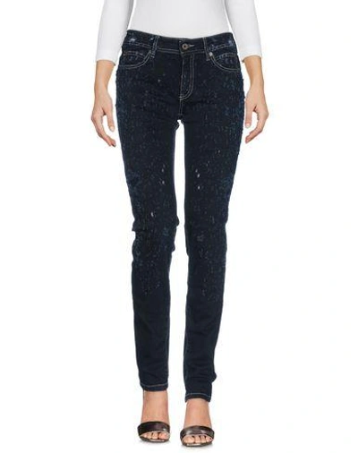 Just Cavalli Denim Trousers In Black