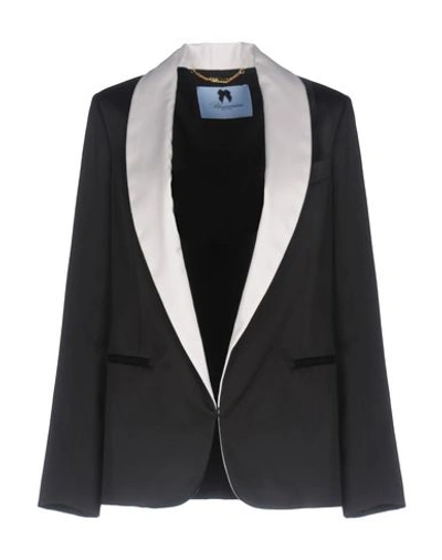 Blumarine Suit Jackets In Black