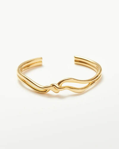 Missoma Molten Knot Double Cuff Bracelet