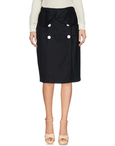 Proenza Schouler Knee Length Skirts In Black