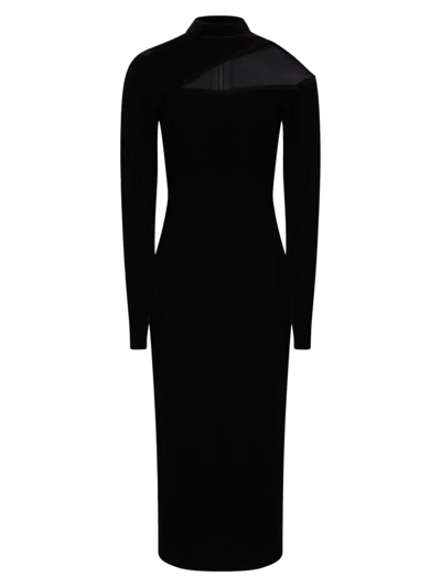 Reiss Layla Madison Update Midi Dress In Black | ModeSens