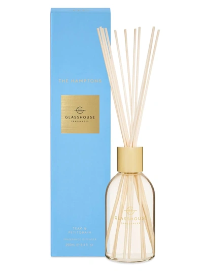 Glasshouse Fragrances The Hamptons Reed Diffuser, 8.4 Oz. In Blue