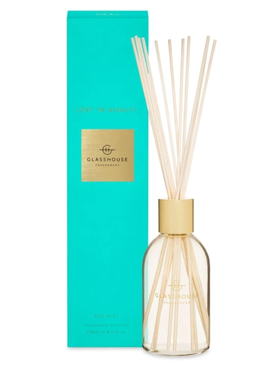 Glasshouse Fragrances Lost In Amalfi Reed Diffuser, 8.4 Oz. In Blue