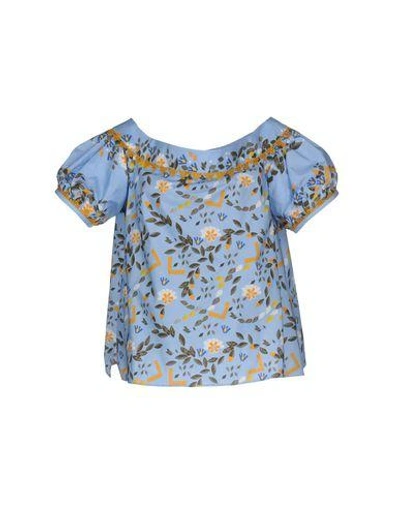 Peter Pilotto Blouse In Sky Blue