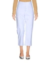 Dondup Cropped Pants & Culottes In White