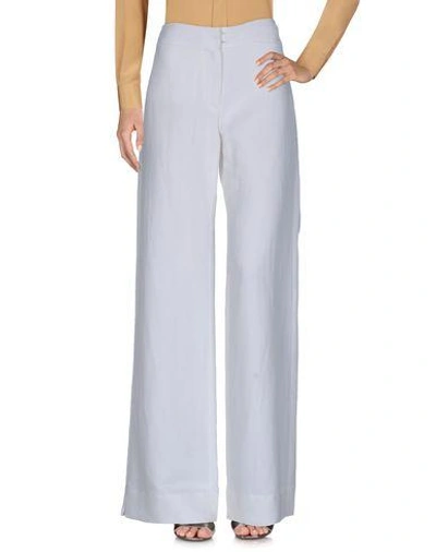 Ann Demeulemeester Casual Pants In White