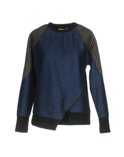 Jonathan Simkhai Sweatshirt In Dark Blue