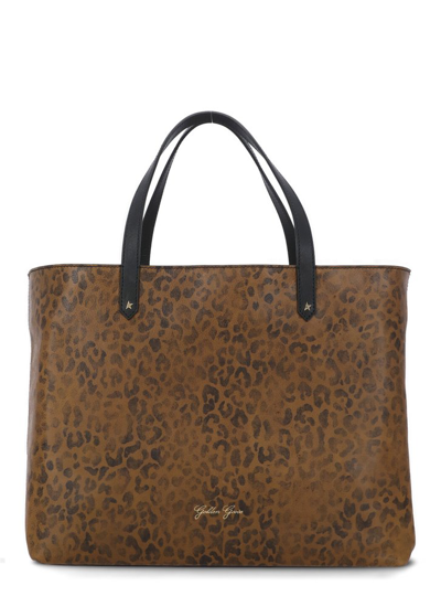 Golden Goose Deluxe Brand Pasadena Leopard In Brown