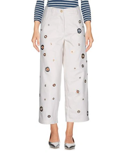 Kenzo Denim Pants In White