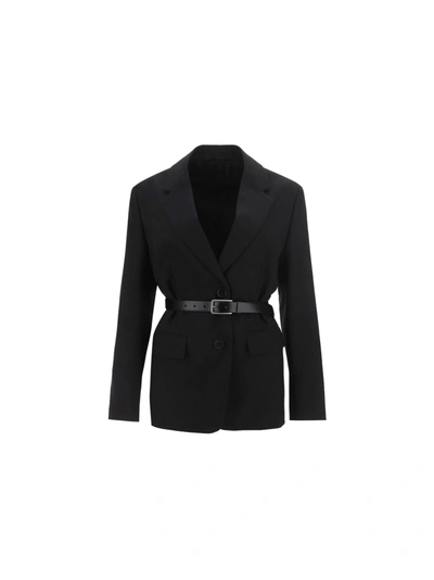Prada Womens Black Outerwear Jacket