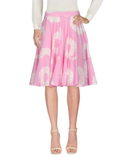 Blumarine Knee Length Skirt In Pink