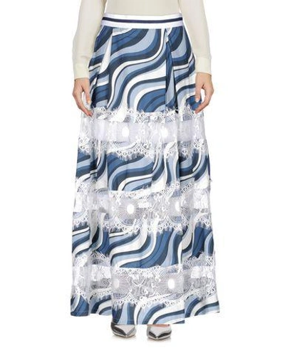 Ainea Maxi Skirts In Azure