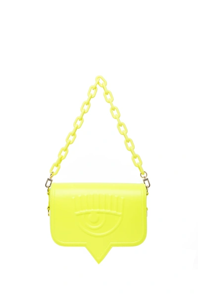 Chiara Ferragni Crossbody Bag In Yellow Neon