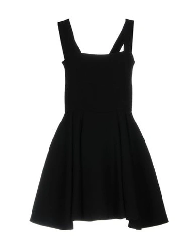 Fausto Puglisi Short Dresses In Black