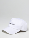 Givenchy Cotton Baseball Hat With Logo In White