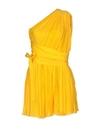 Dsquared2 Short Dresses In Yellow