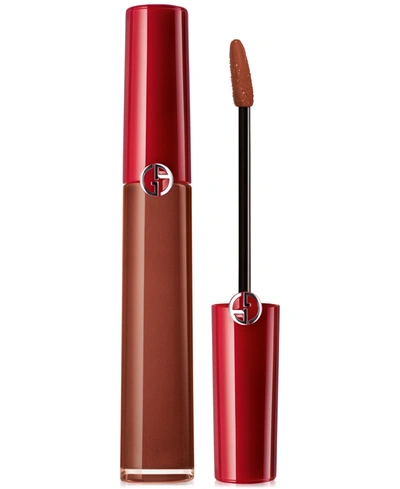Giorgio Armani Armani Beauty Lip Maestro Mediterranea Matte Liquid Lipstick In Seashore (medium Chocolate Brown)