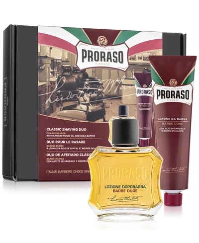 Proraso 2-pc. Classic Shaving Cream & After Shave Lotion Set In No Color