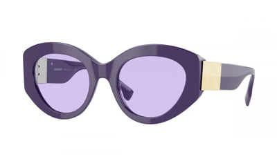 Burberry Sophia Violet Cat Eye Ladies Sunglasses Be4361 39891a 51