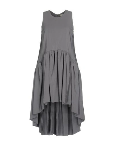 Balenciaga Short Dress In Grey