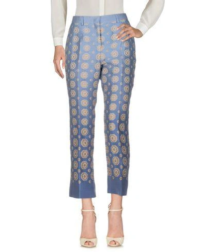 Alberta Ferretti Casual Pants In Sky Blue