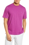 Tommy Bahama Bali Beach Crewneck T-shirt In Purple Clo