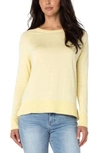 Liverpool Los Angeles Raglan Sweater In Soft Yellow