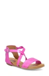 Miz Mooz Aster Sandal In Fuchsia Leather