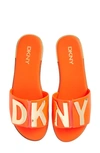 Dkny Women's Waltz Flat Sandals In Spicy Orange