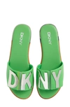 Dkny Waltz Flat Sandal In Lime