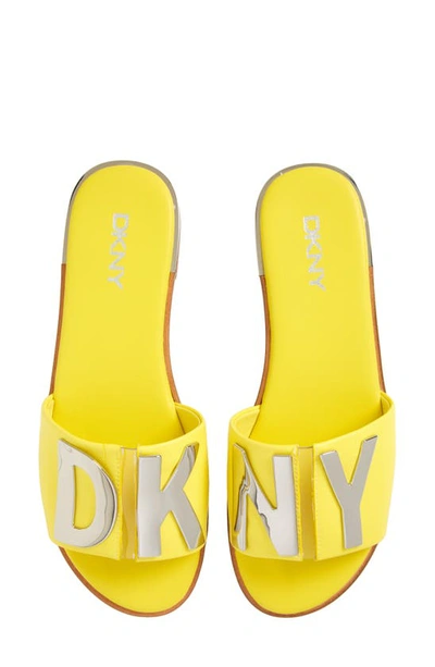Dkny Waltz Flat Sandal In Yellow