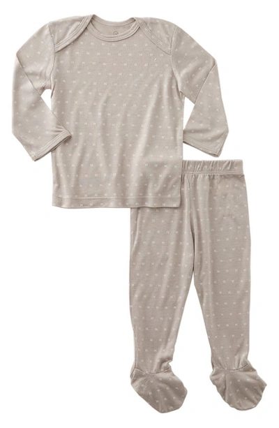 Solly Baby Babies' Heirloom Spelt Fitted Two-piece Pajamas