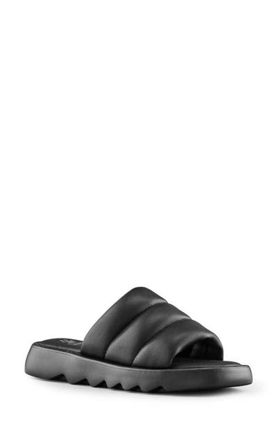 Cougar Women's Julep Leather Slide Sandals In Black