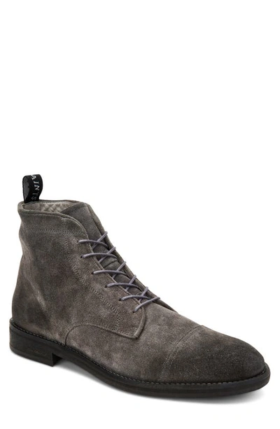 Allsaints Harland Cap Toe Boot In Dark Grey