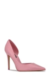 Nine West Folowe Half D'orsay Pump In Light Pink Leather