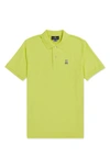 Psycho Bunny Kids' Classic Piqué Polo In 764 Lemon Pulp