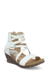 Miz Mooz 'shay' Wedge Sandal In Linen Na