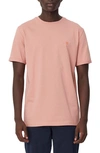 Les Deux Nørregaard T-shirt In Ash Rose/ Orange