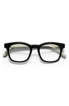 Eyebobs Humble Narrator 50mm Reading Glasses In Black / Clear