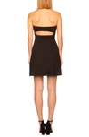 Susana Monaco Cutout Midi Tube Dress In Black