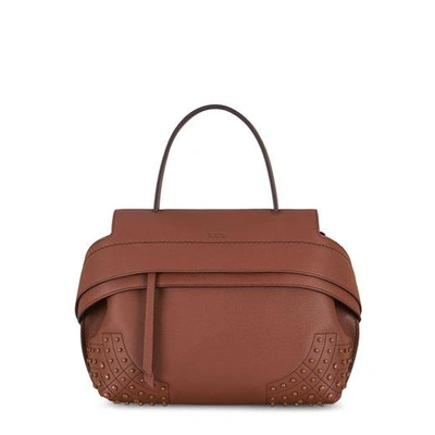 Tod's Wave Bag Small In Brown