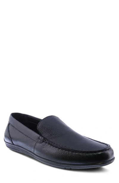 Spring Step Ceto Driving Loafer In Black