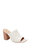 Lisa Vicky Incred Slide Sandal In White Leather