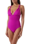 Melissa Odabash Panarea One-piece Swimsuit In Viola