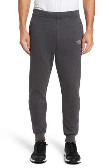 The North Face Avalon Fleece Jogger Pants In Dark Grey Hthr/monument ...