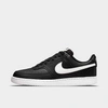 Nike Men's Court Vision Low Next Nature Shoes In Black/white/black