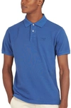 Barbour Washed Sports Cotton Polo In Marine Blue