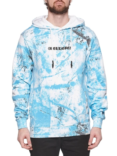 Elevenparis Drawstring Hooded Sweatshirt In Aquarius Paint Splatter